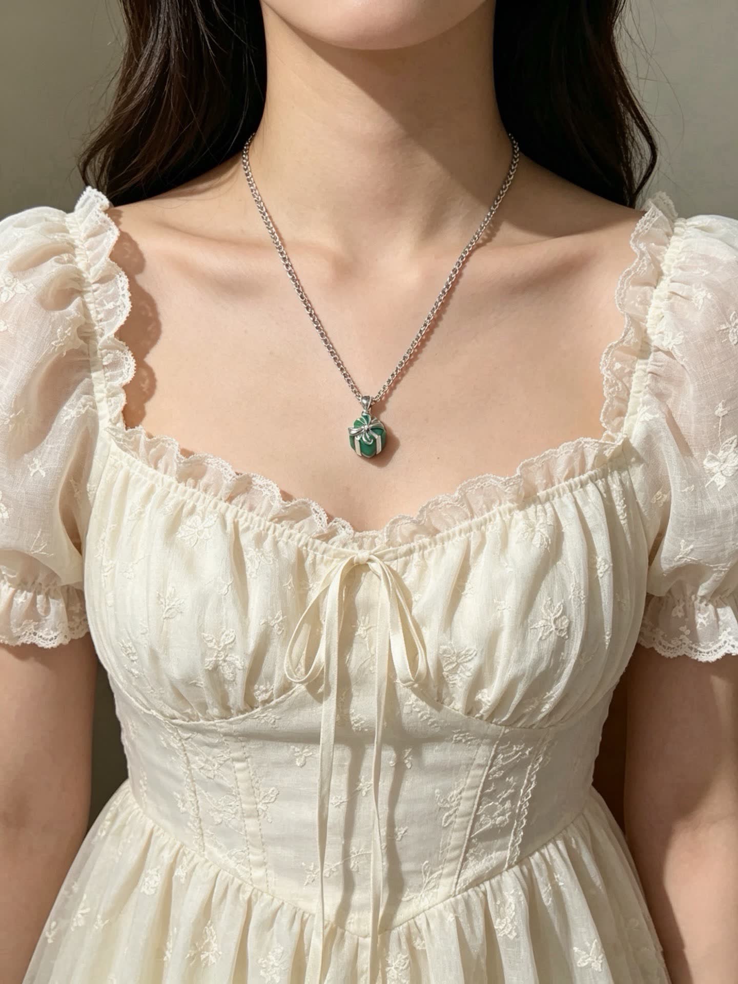 Tiffany & Co. Blue Box Charm Necklace